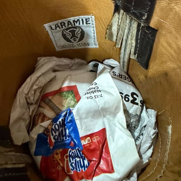 1960s Laramie Diamond Inlay — Women’s 6.5 B Vintage Cowboy Cowgirl Boots - Picture 7 of 7